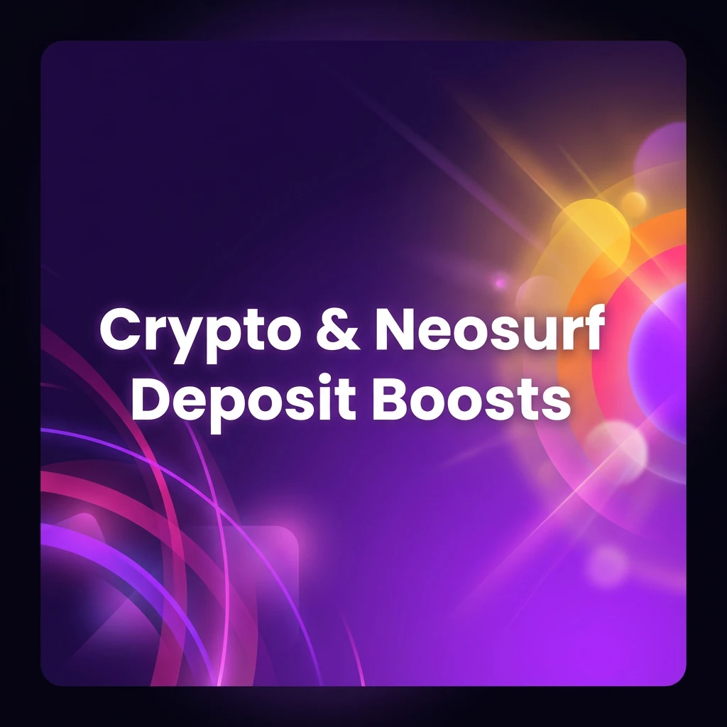 Crypto & Neosurf Deposit Boosts